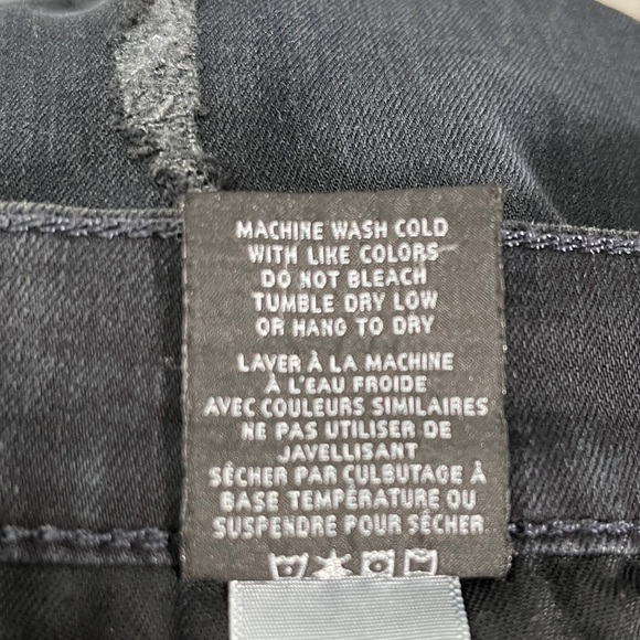 Hudson Jeans Womens Size 32 Nico Super Skinny Mid Rise Dark Wash Stretch Logo - Picture 7 of 10